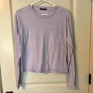 Brandy Melville Long Sleeve Lavender Tee
